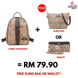 CANDY BACKPACK - BATIK BD, BEIGE